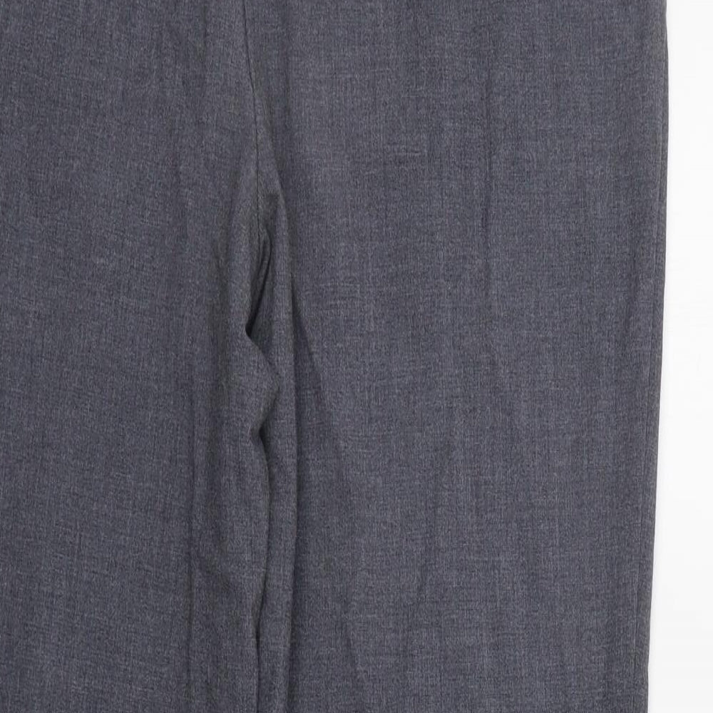 EWM Womens Grey   Trousers  Size 14 L24 in