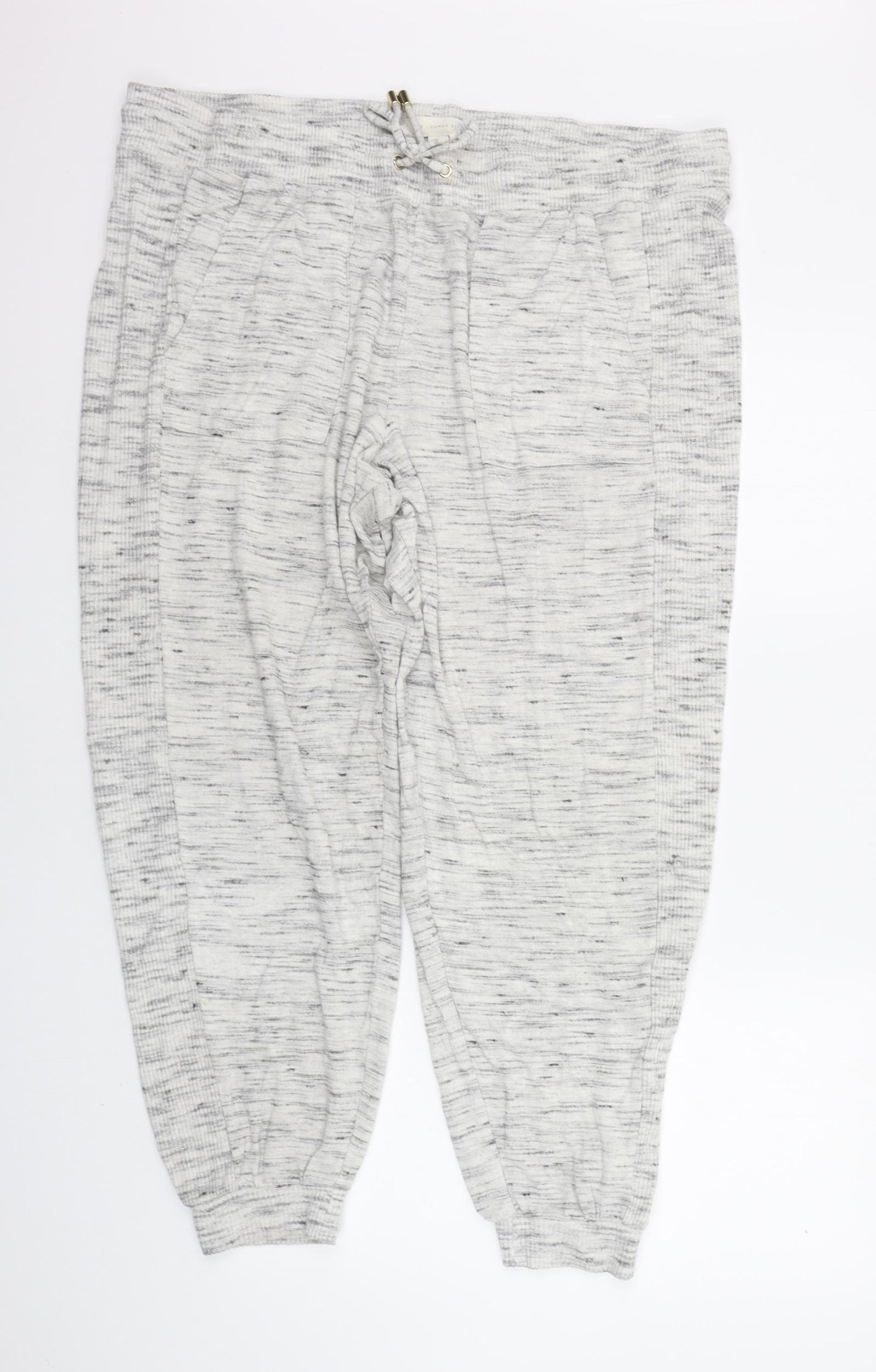 Marks and Spencer Womens Grey   Jogger Trousers Size 22 L25 in