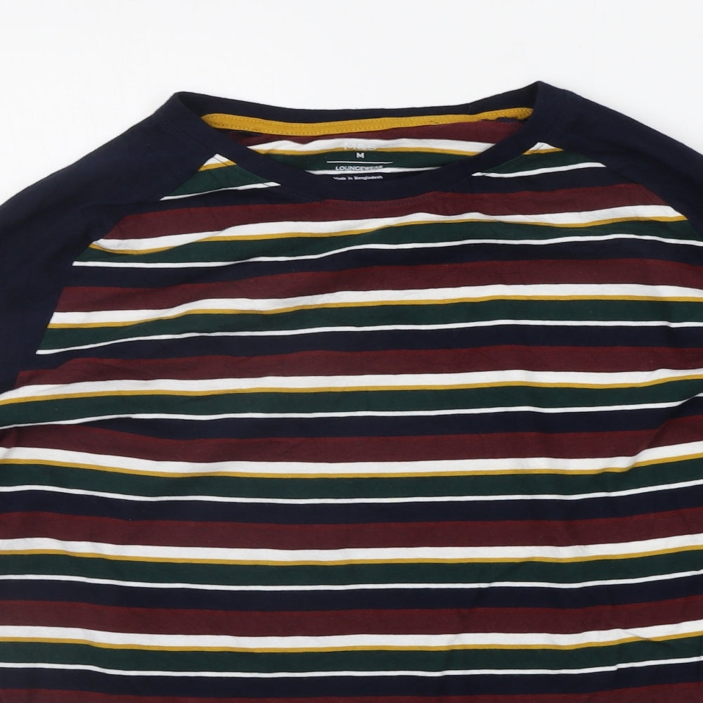 Marks and Spencer Mens Multicoloured Geometric   T-Shirt Size M