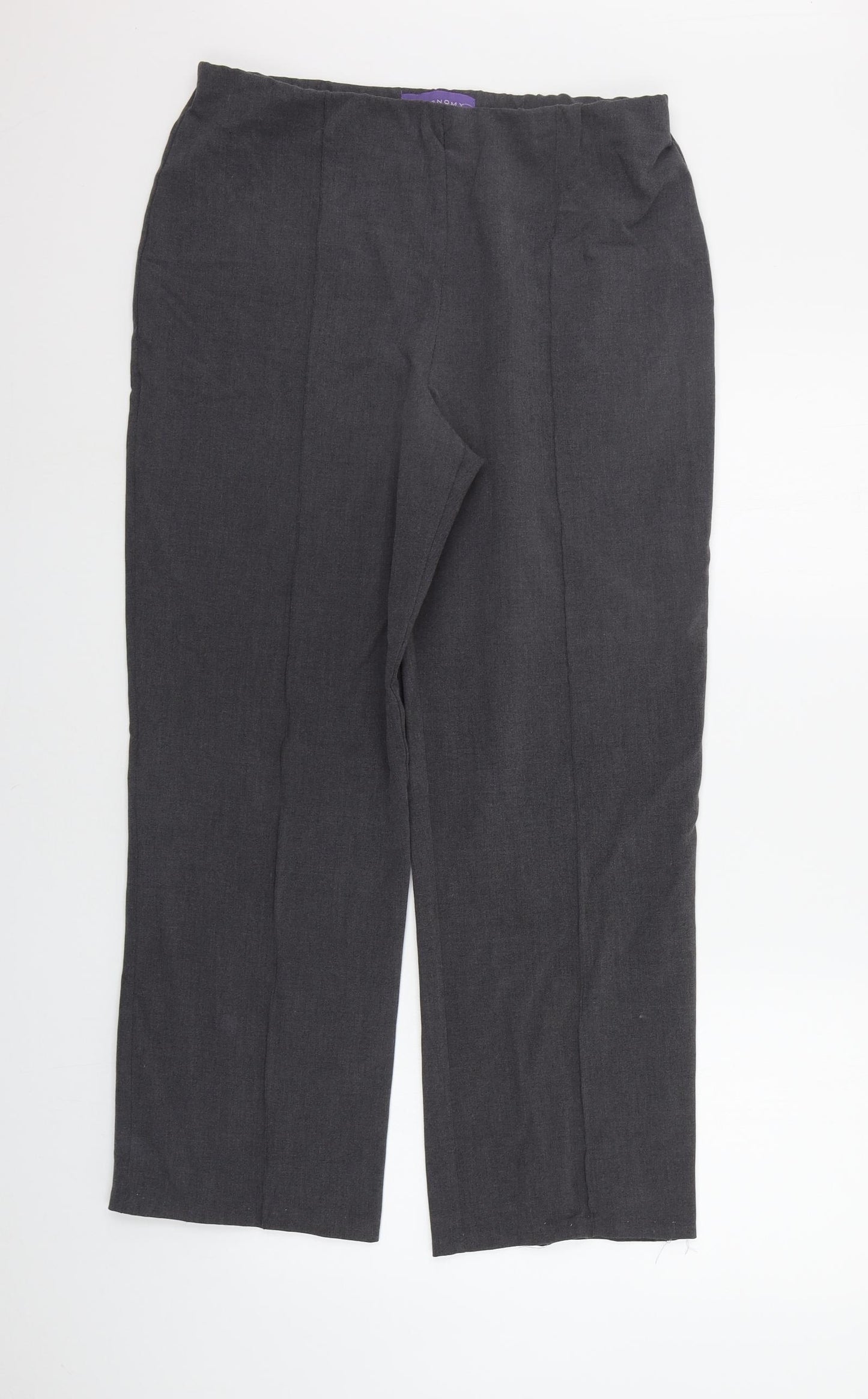 Automany Womens Green   Trousers  Size 14 L26 in