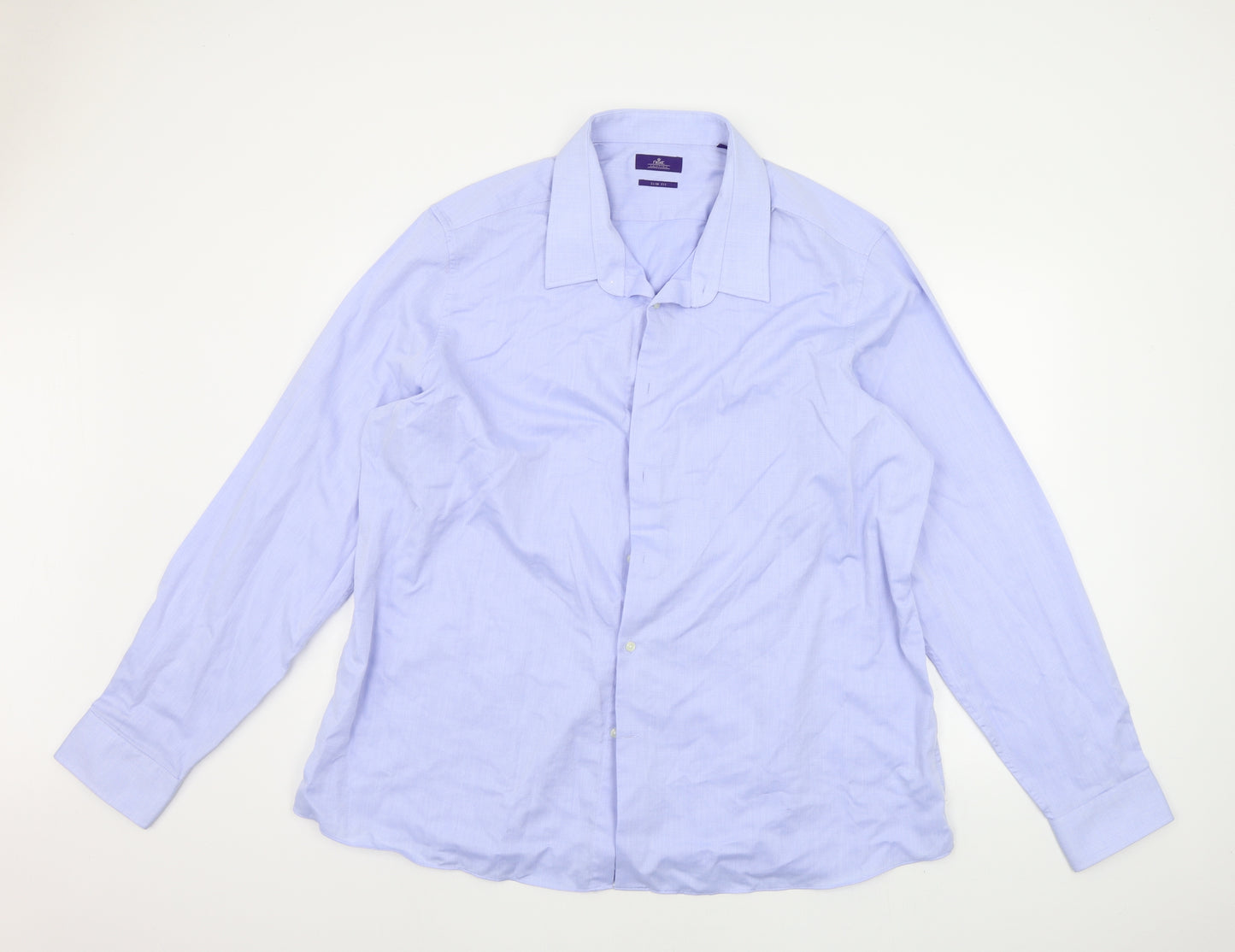 NEXT Mens Blue    Button-Up Size 21