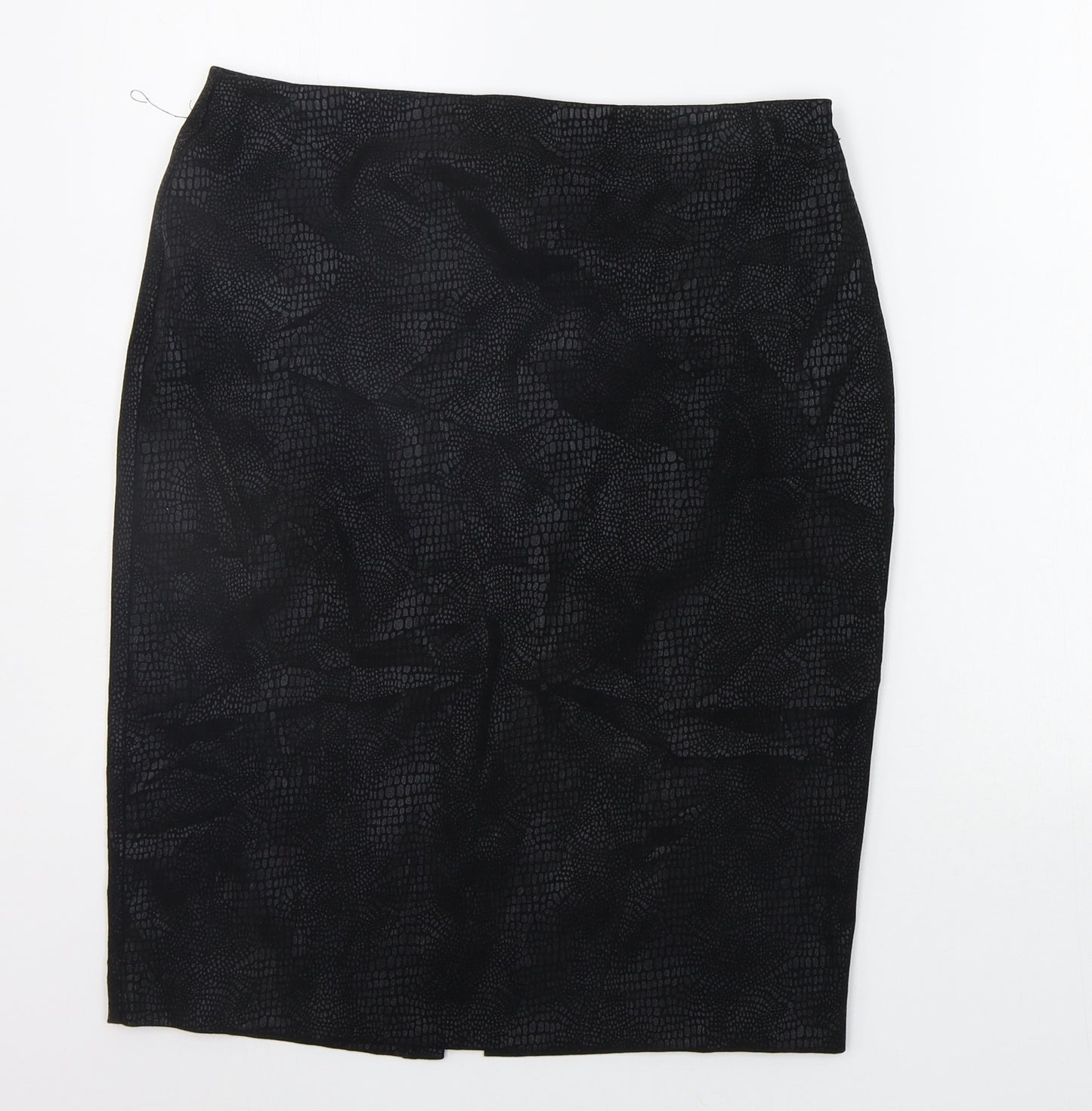 Wallis Womens Black   A-Line Skirt Size 12