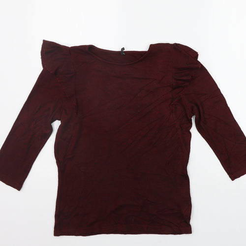 Only Womens Purple   Basic T-Shirt Size S