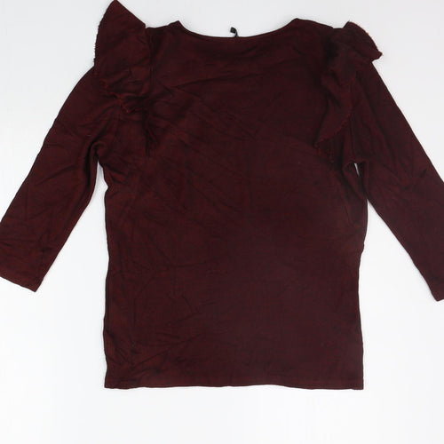 Only Womens Purple   Basic T-Shirt Size S