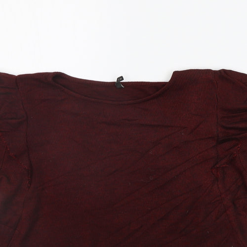 Only Womens Purple   Basic T-Shirt Size S