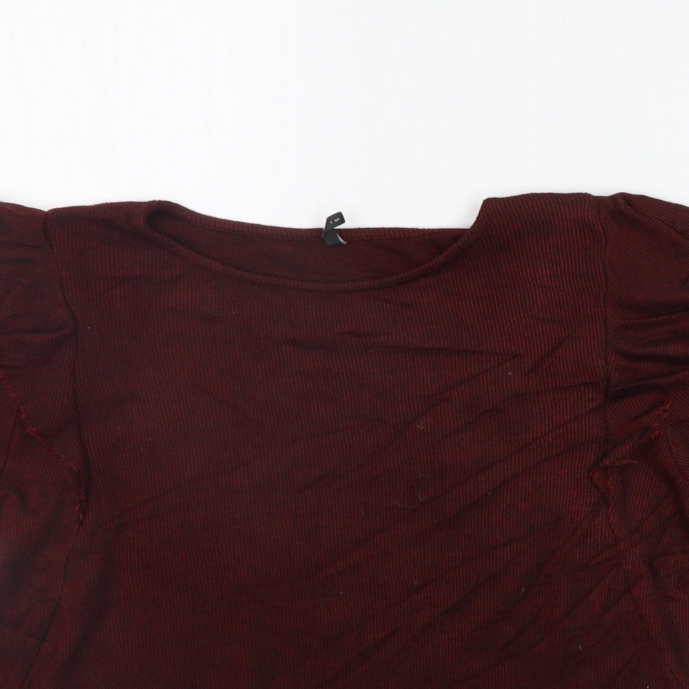 Only Womens Purple   Basic T-Shirt Size S