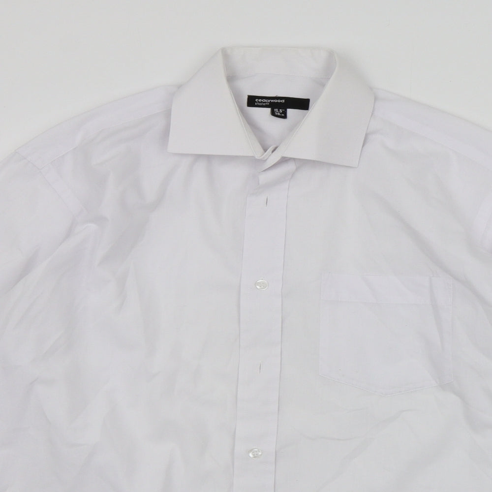 Cedar Wood State Mens White    Button-Up Size 15.5