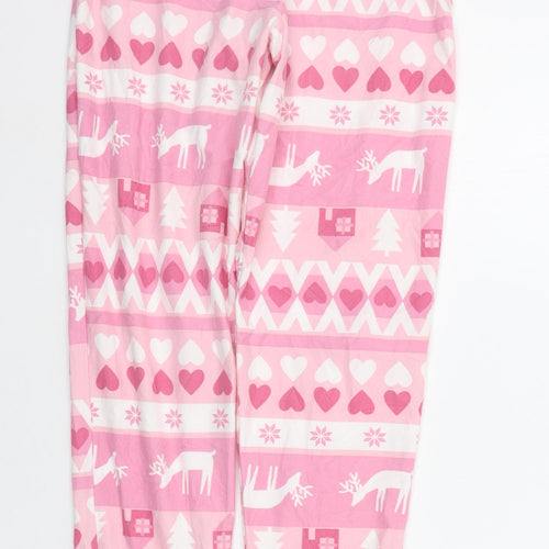 F&F Girls Pink Geometric  Top Lounge Pants Size 11-12 Years