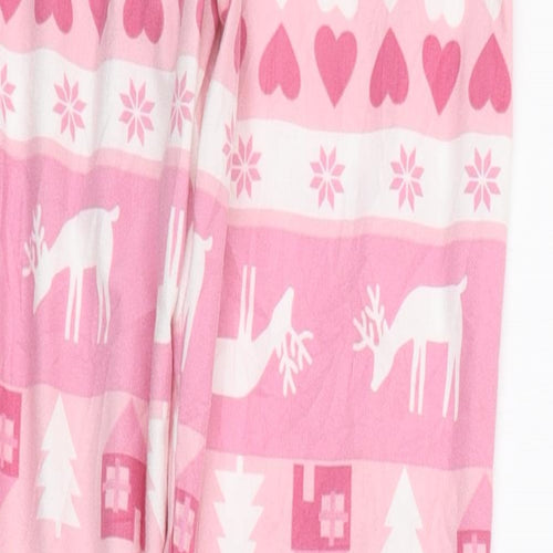 F&F Girls Pink Geometric  Top Lounge Pants Size 11-12 Years