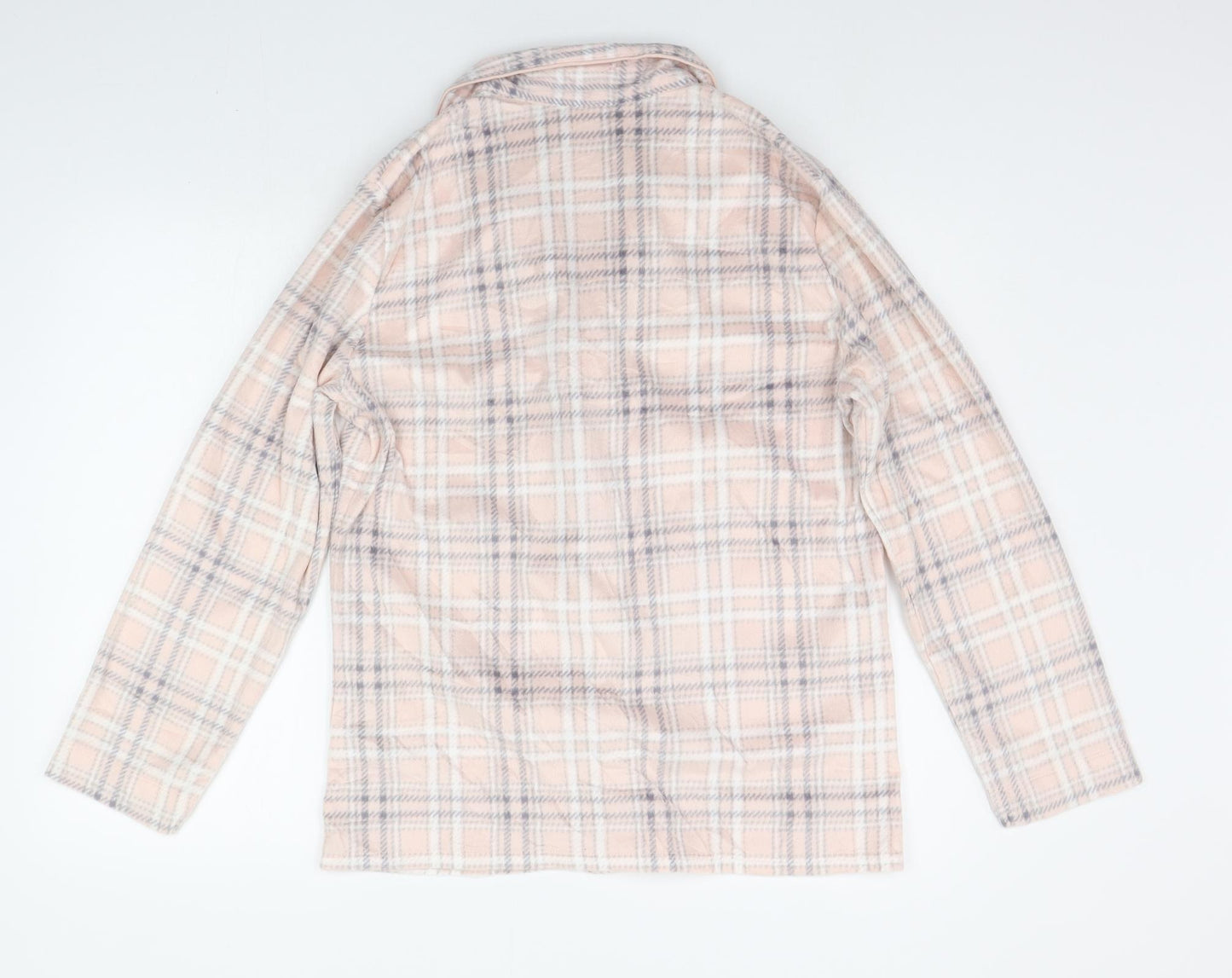 Marks and Spencer Womens Pink Check  Top Pyjama Top Size M