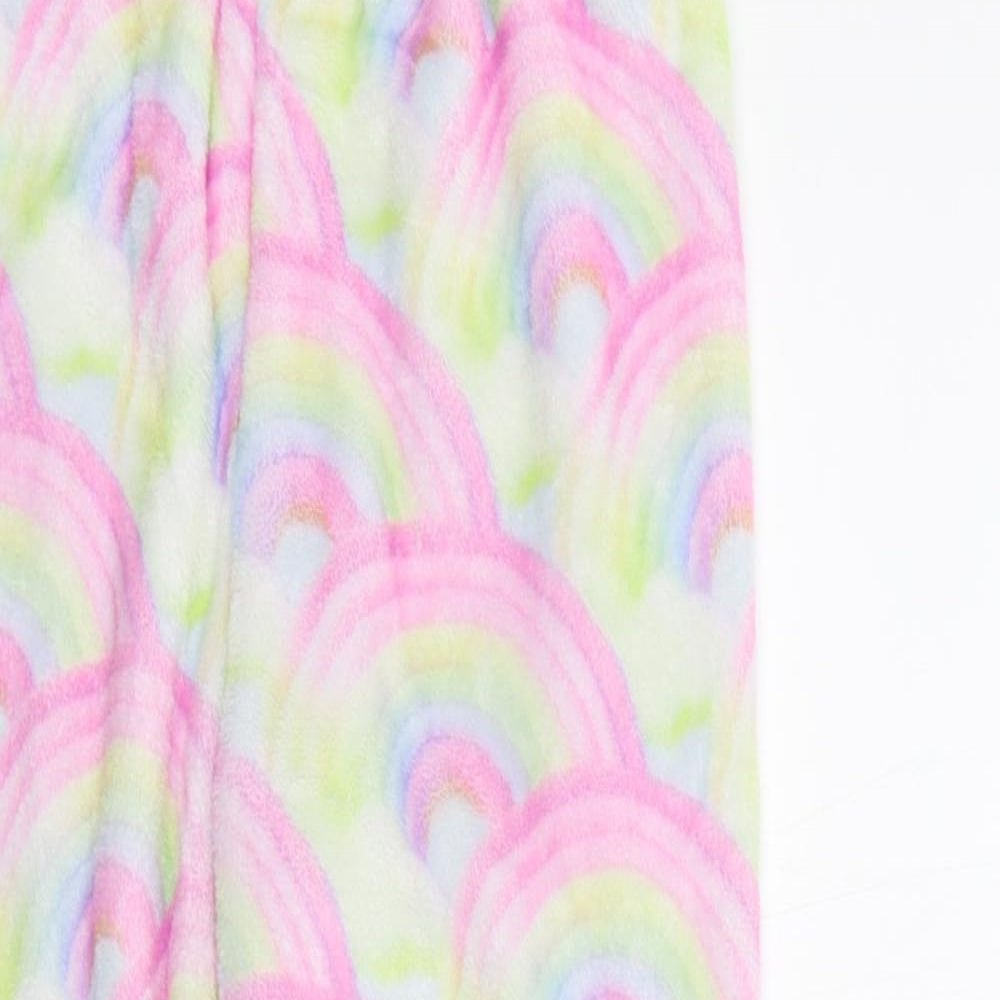 NEXT Girls Pink Geometric  Top Pyjama Pants Size 7 Years