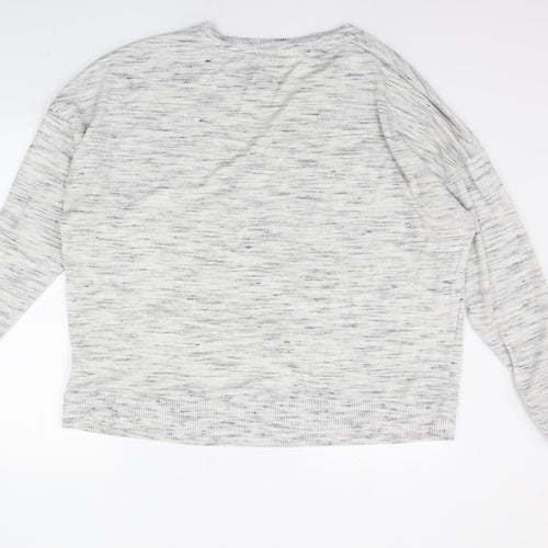 Marks and Spencer Womens Grey Solid  Top Pyjama Top Size 22