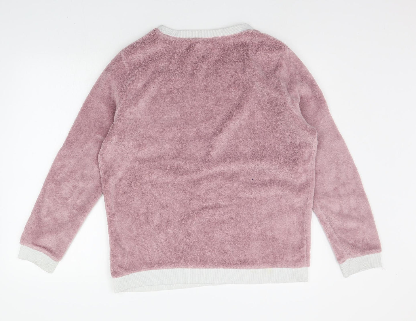 Disney Womens Pink Solid  Top Pyjama Top Size 14  - DISNEY