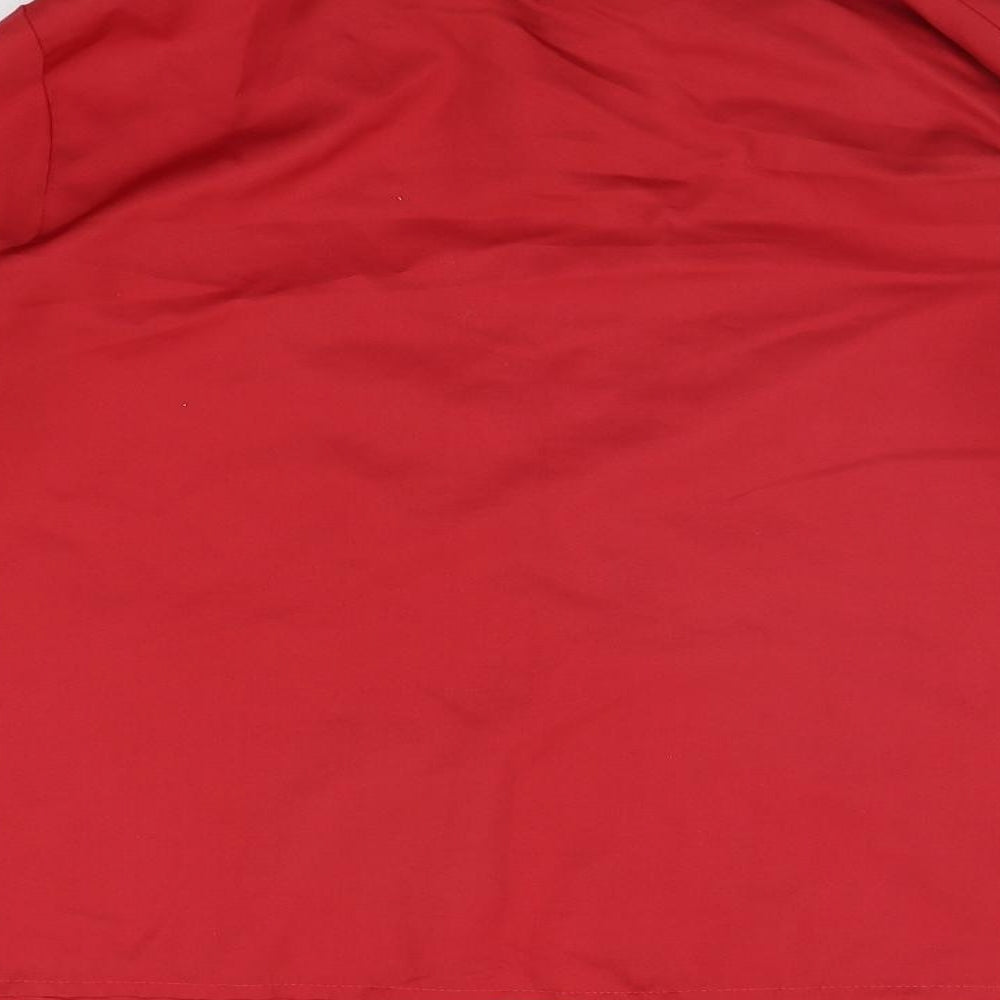 ST MICHAEL Womens Red   Basic Button-Up Size 20