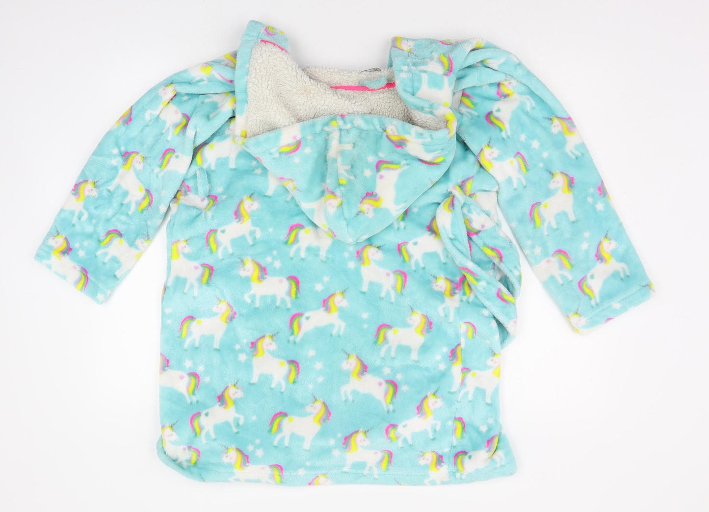 Blue Zoo Girls Blue Geometric  Top Gown Size 9-10 Years