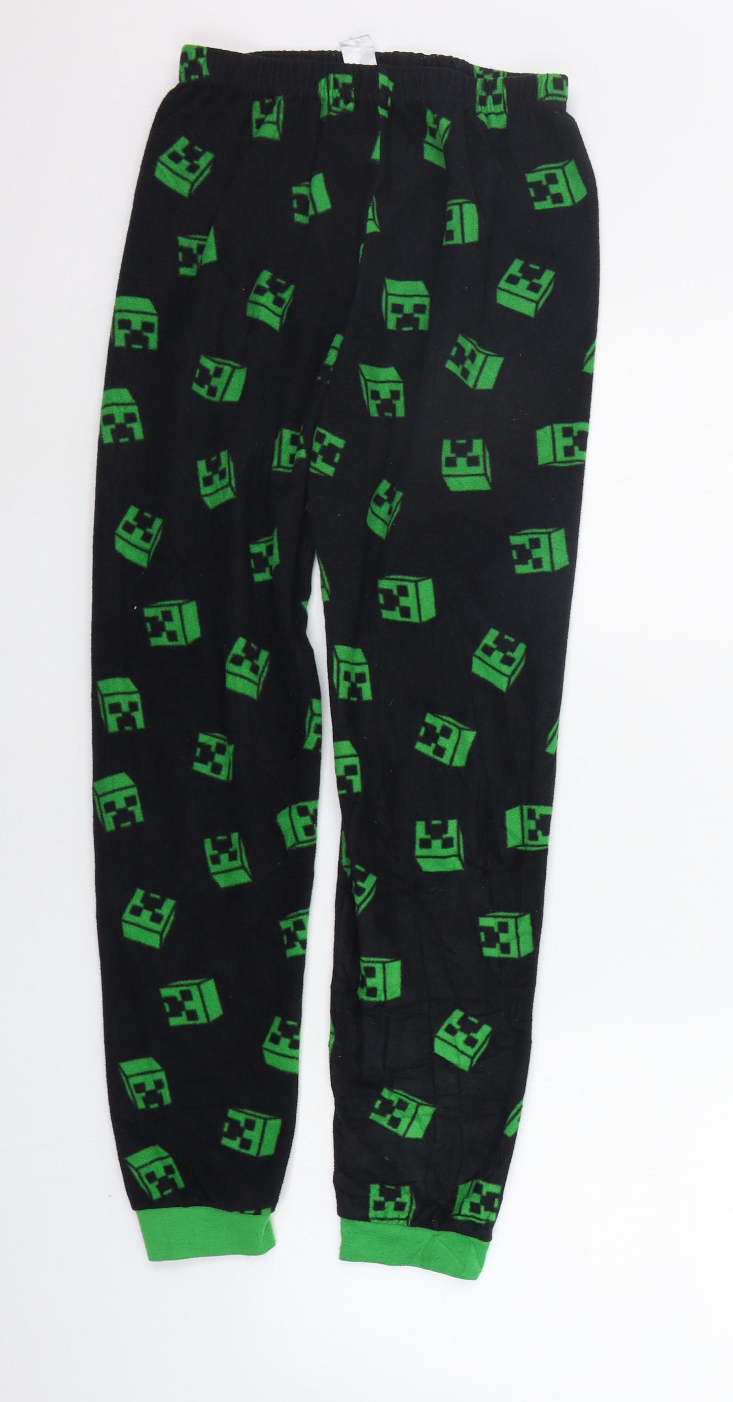 Primark Boys Black Geometric   Pyjama Pants Size 11-12 Years