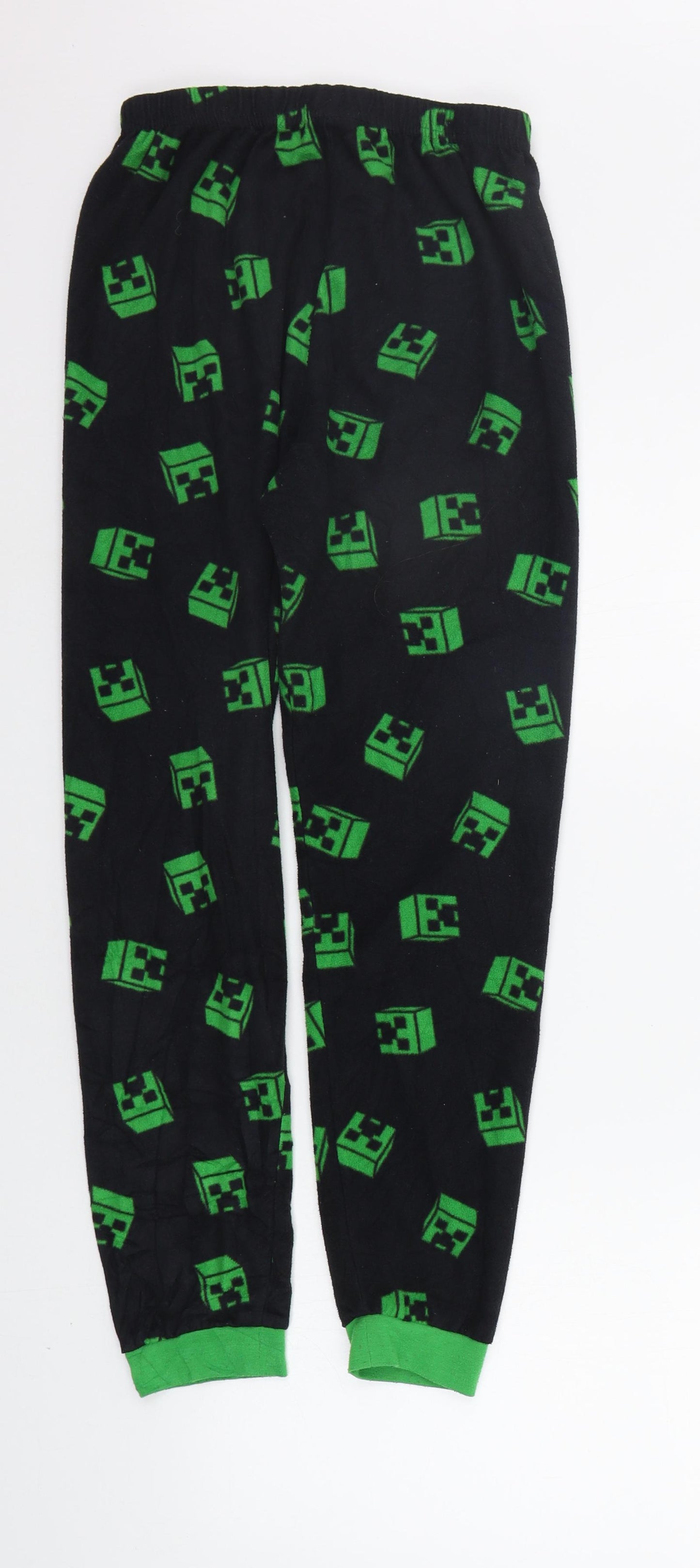 Primark Boys Black Geometric   Pyjama Pants Size 11-12 Years