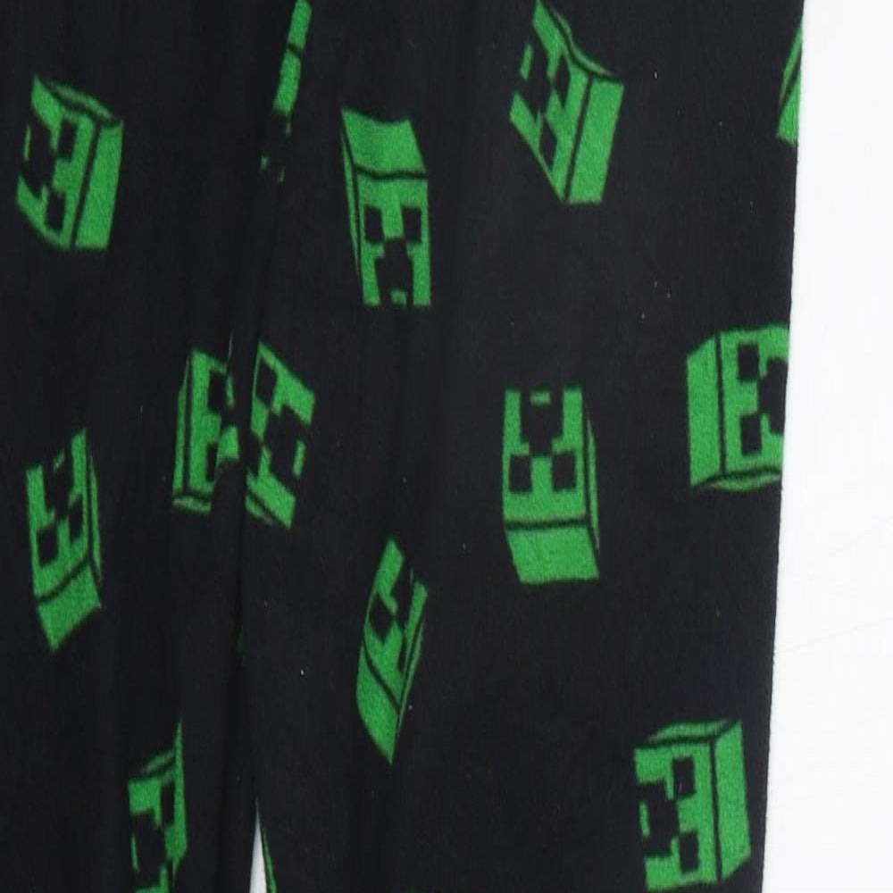 Primark Boys Black Geometric   Pyjama Pants Size 11-12 Years
