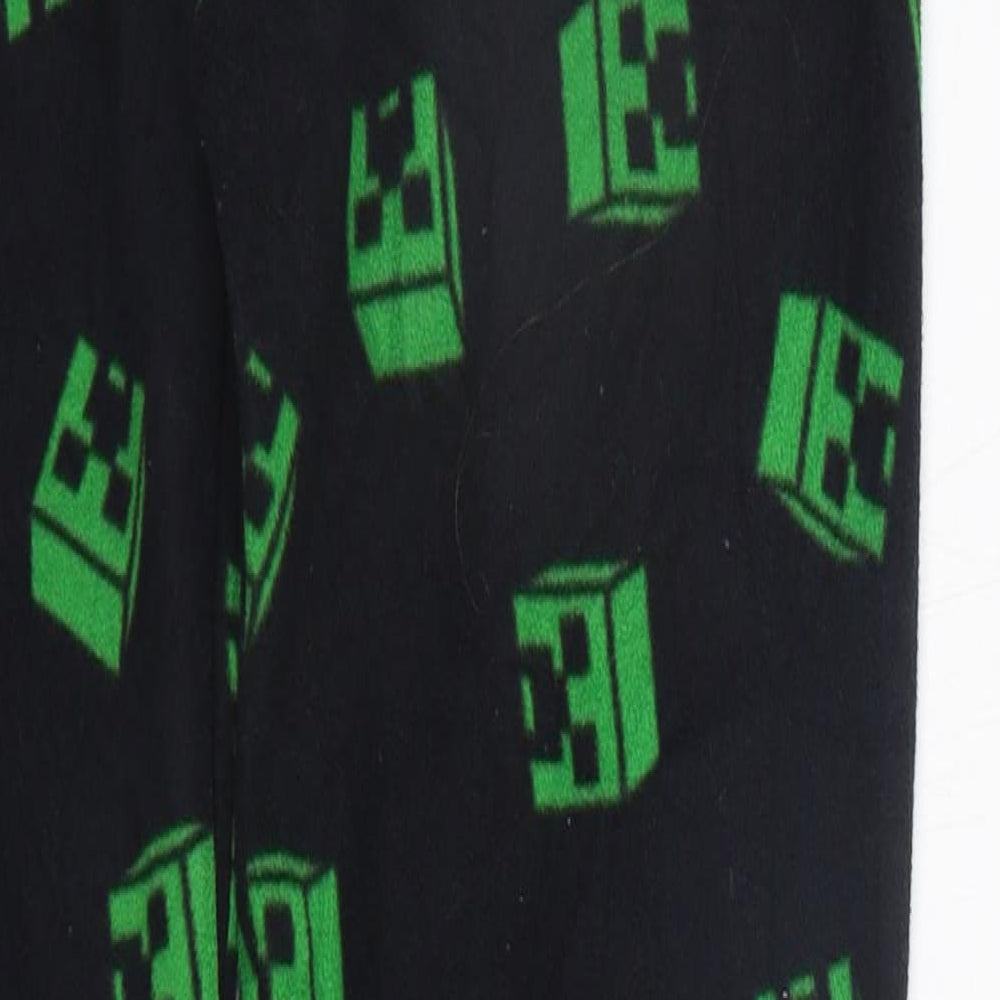 Primark Boys Black Geometric   Pyjama Pants Size 11-12 Years