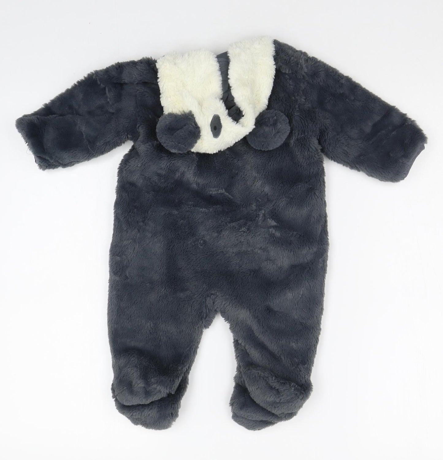 Marks and Spencer Baby Grey   Babygrow One-Piece Size 3-6 Months