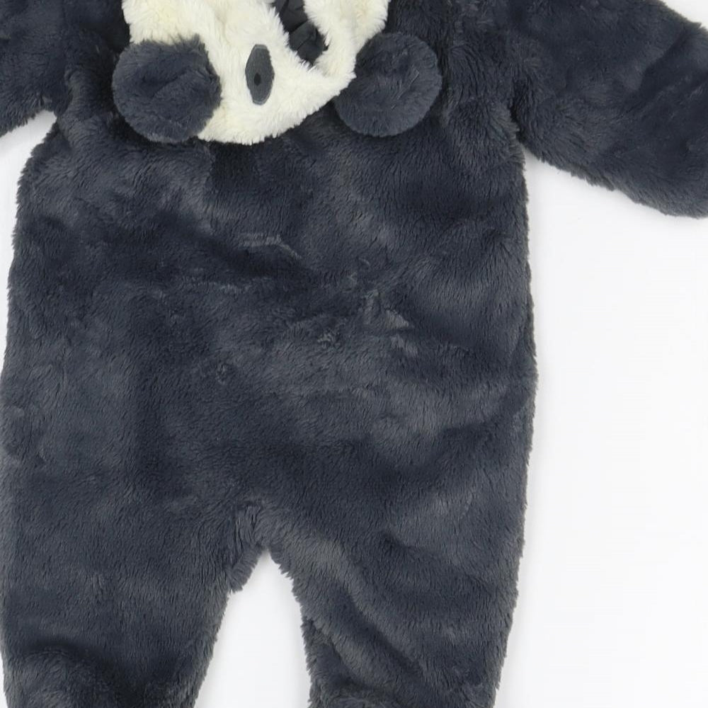 Marks and Spencer Baby Grey   Babygrow One-Piece Size 3-6 Months