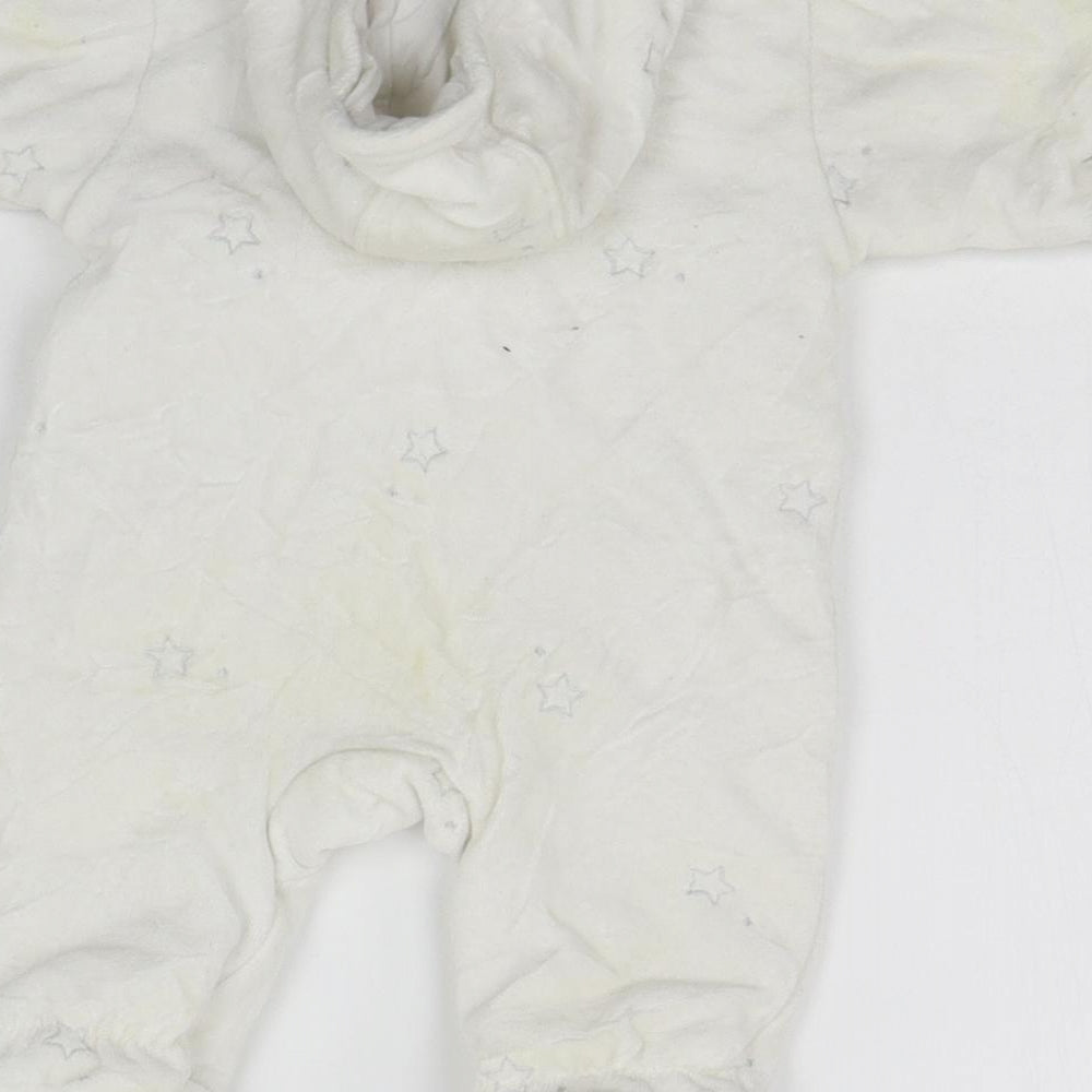 NEXT Baby White   Babygrow One-Piece Size 0-3 Months