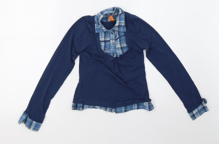 redway Girls Blue   Pullover Sweatshirt Size 8 Years
