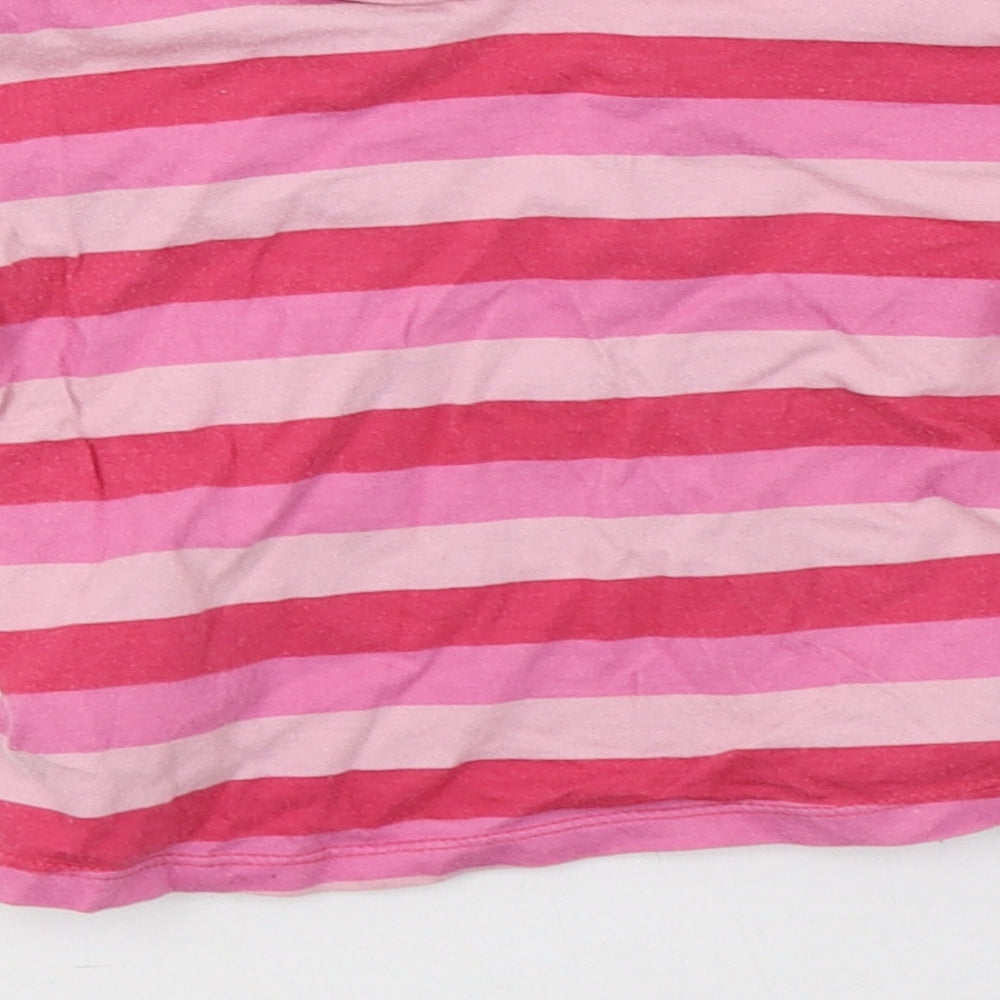 NEXT Girls Pink Striped  Basic Casual Size 9-12 Months