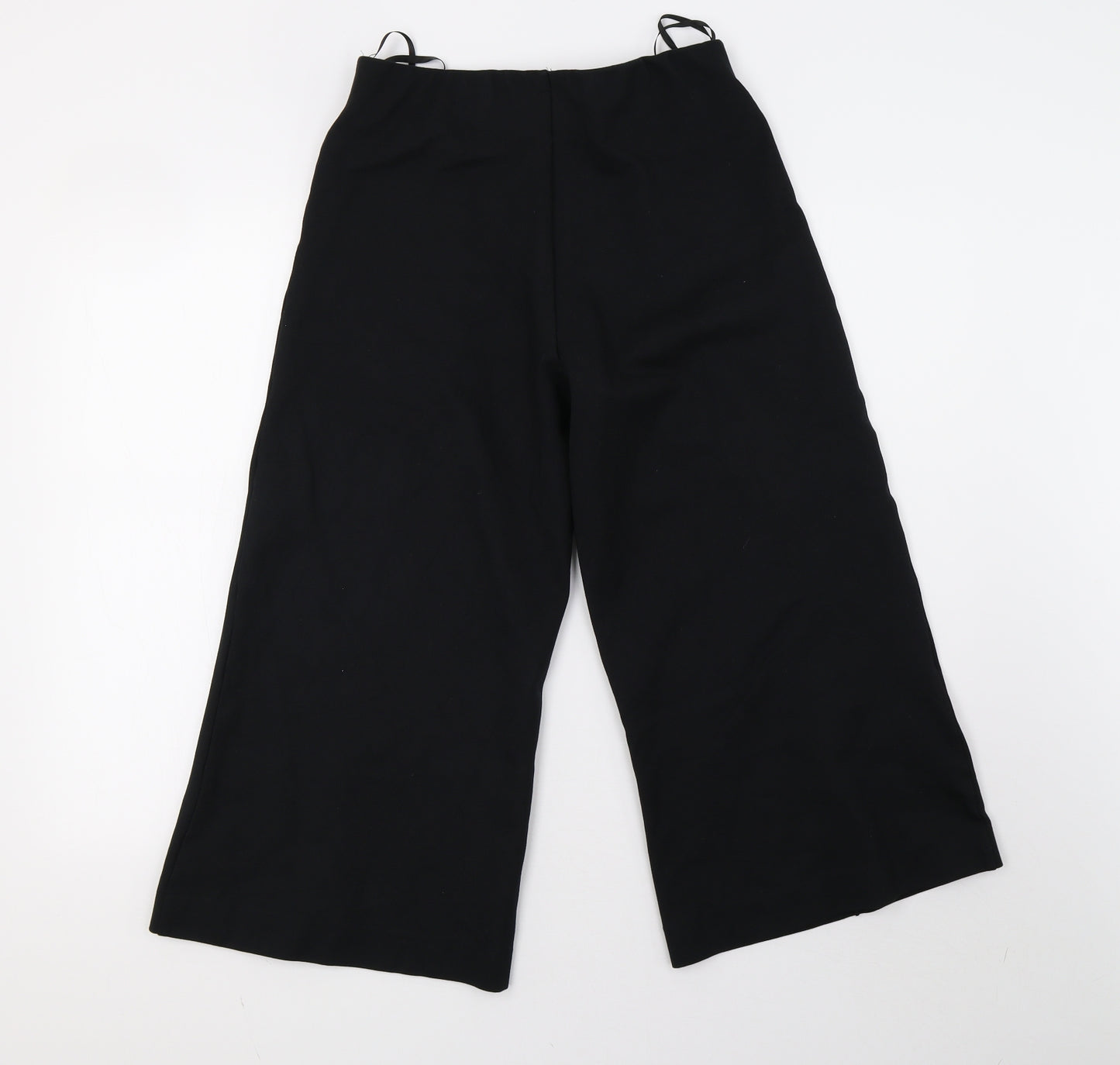 Marks and Spencer Womens Black   Cropped Trousers Size 12 L24 in