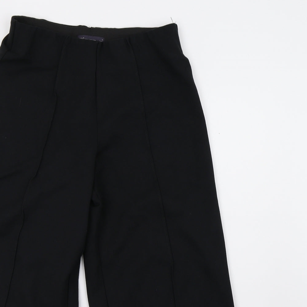 Marks and Spencer Womens Black   Cropped Trousers Size 12 L24 in