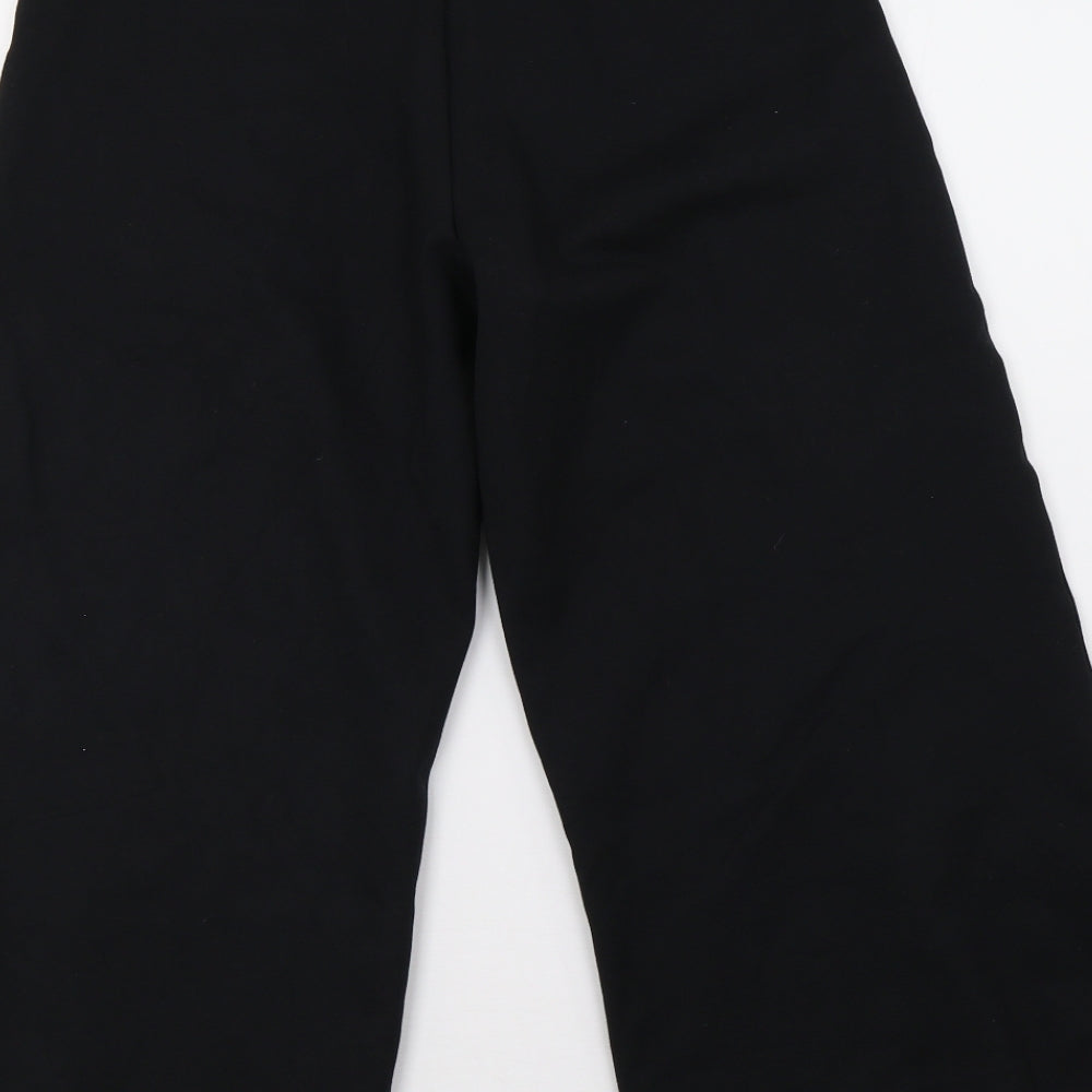 Marks and Spencer Womens Black   Cropped Trousers Size 12 L24 in