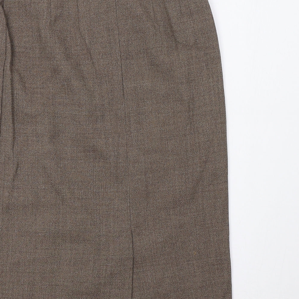 Marks and Spencer Womens Brown   A-Line Skirt Size 10