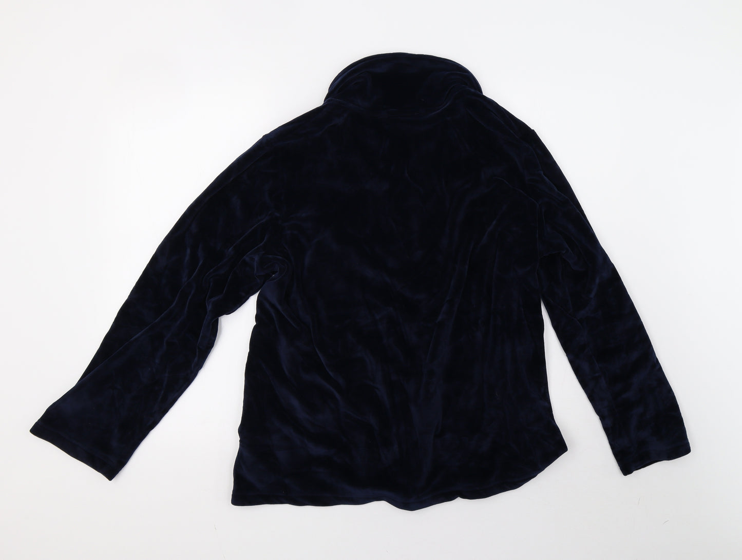 Debenhams Womens Blue  Fleece Babydoll Pyjama Top Size 16