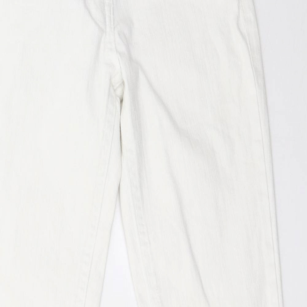George Womens White  Denim Skinny Jeans Size 10 L31 in