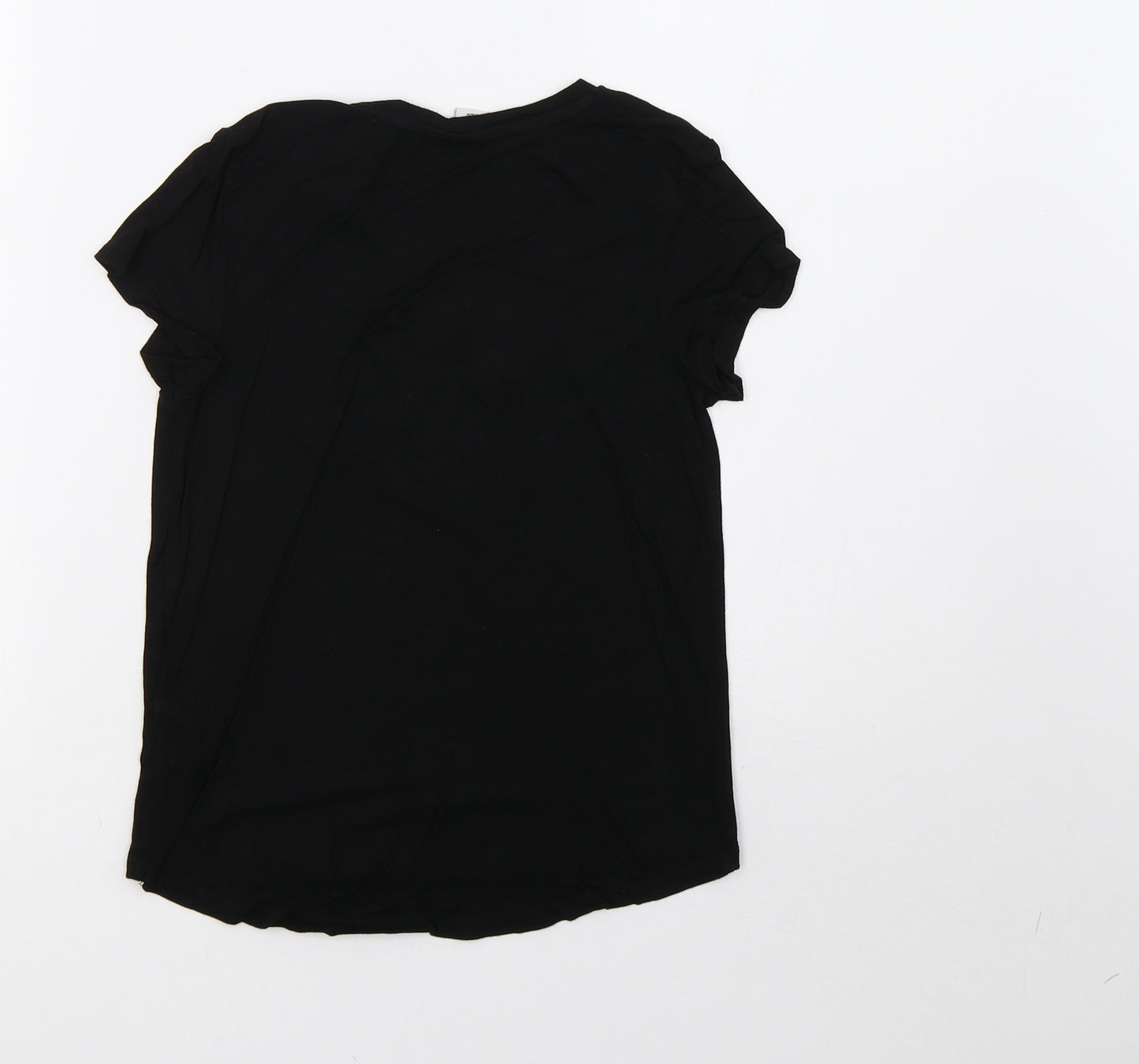 saisnburys Girls Black   Basic T-Shirt Size 8 Years