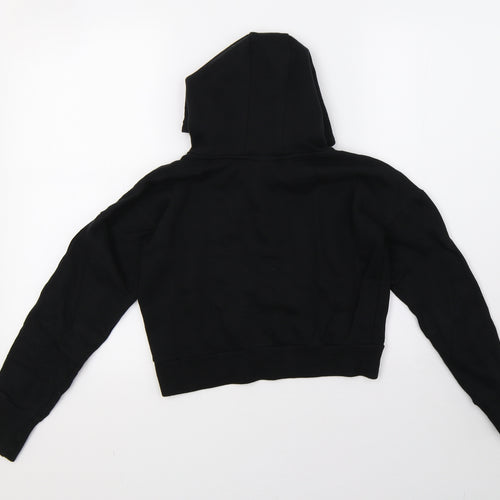 USA Pro Girls Black   Pullover Hoodie Size 11-12 Years  - cropped