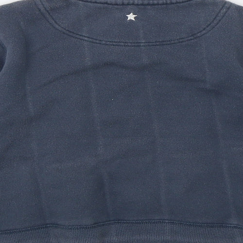 John Lewis Boys Blue   Full Zip Sweatshirt Size 4 Years