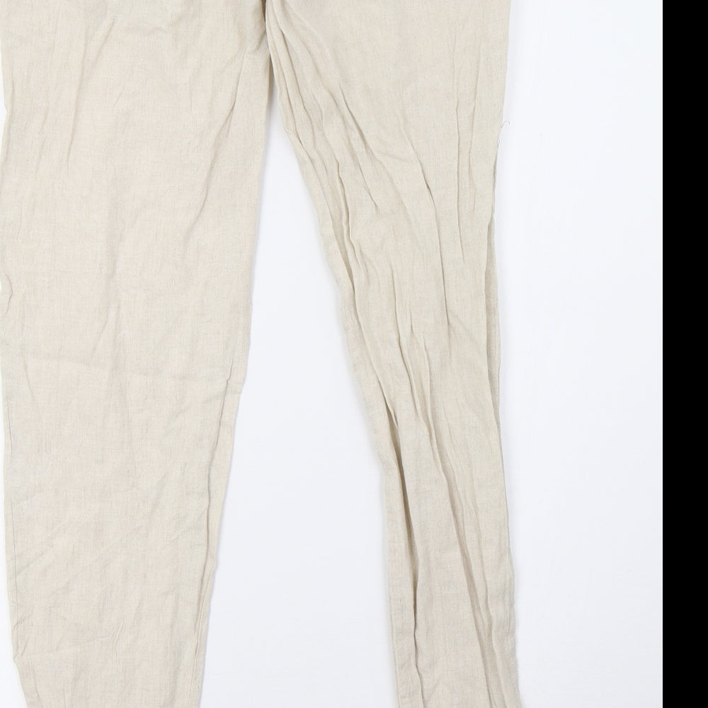 Zara Mens Beige   Trousers  Size 34 L29 in