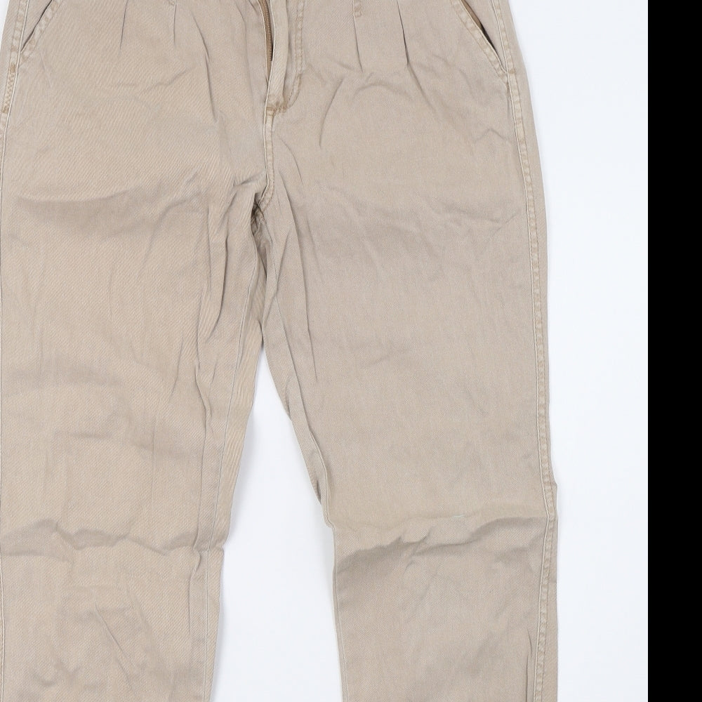 NEXT Womens Beige   Trousers  Size 10 L31 in