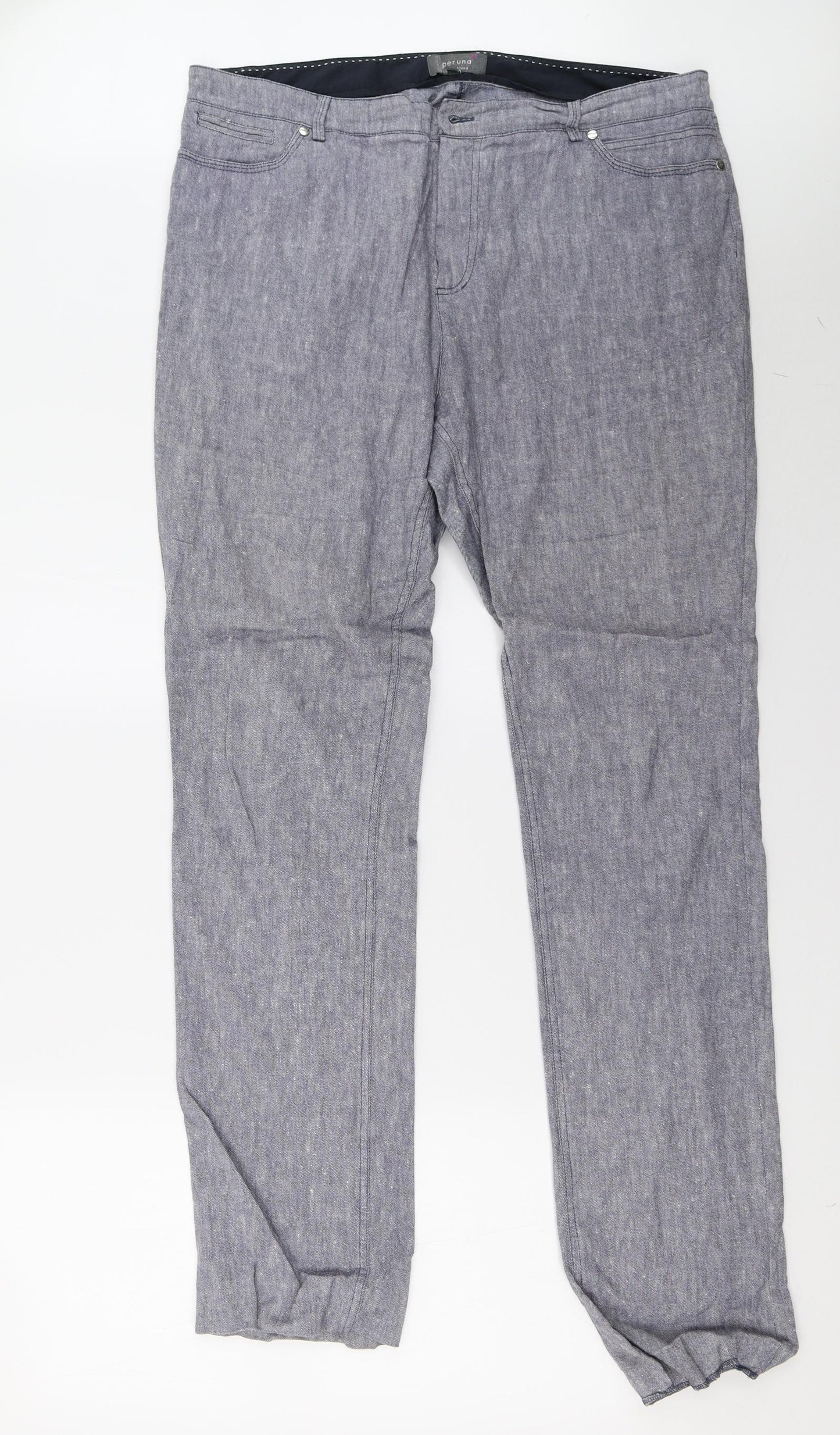 Marks and Spencer Womens Blue   Trousers  Size 16 L34 in