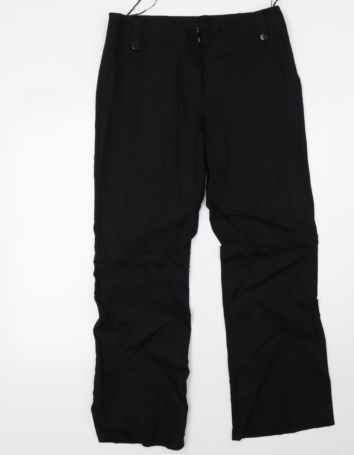 George Womens Black   Trousers  Size 12 L31 in