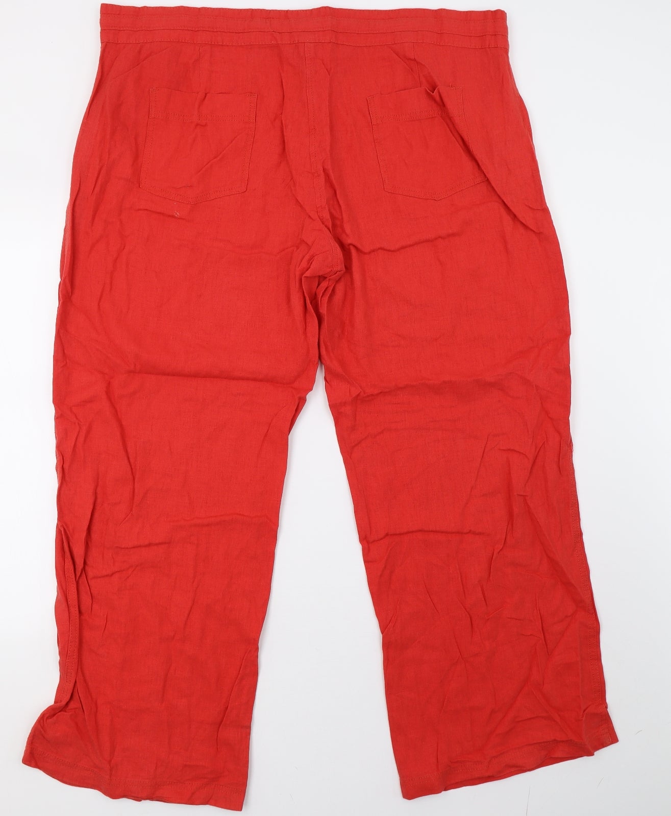 NEXT Womens Red   Trousers  Size 20 L32 in