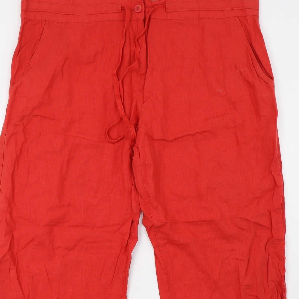 NEXT Womens Red   Trousers  Size 20 L32 in