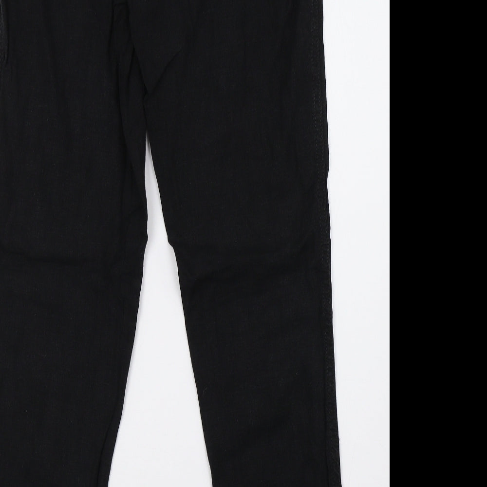 NEXT Womens Black   Trousers  Size 8 L30 in