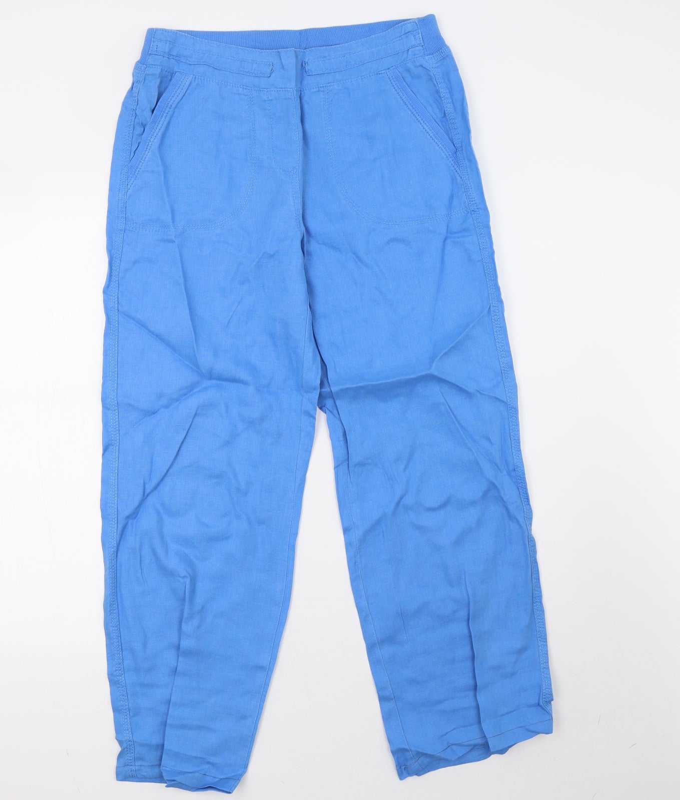 Marks and Spencer Womens Blue   Trousers  Size 12 L29 in