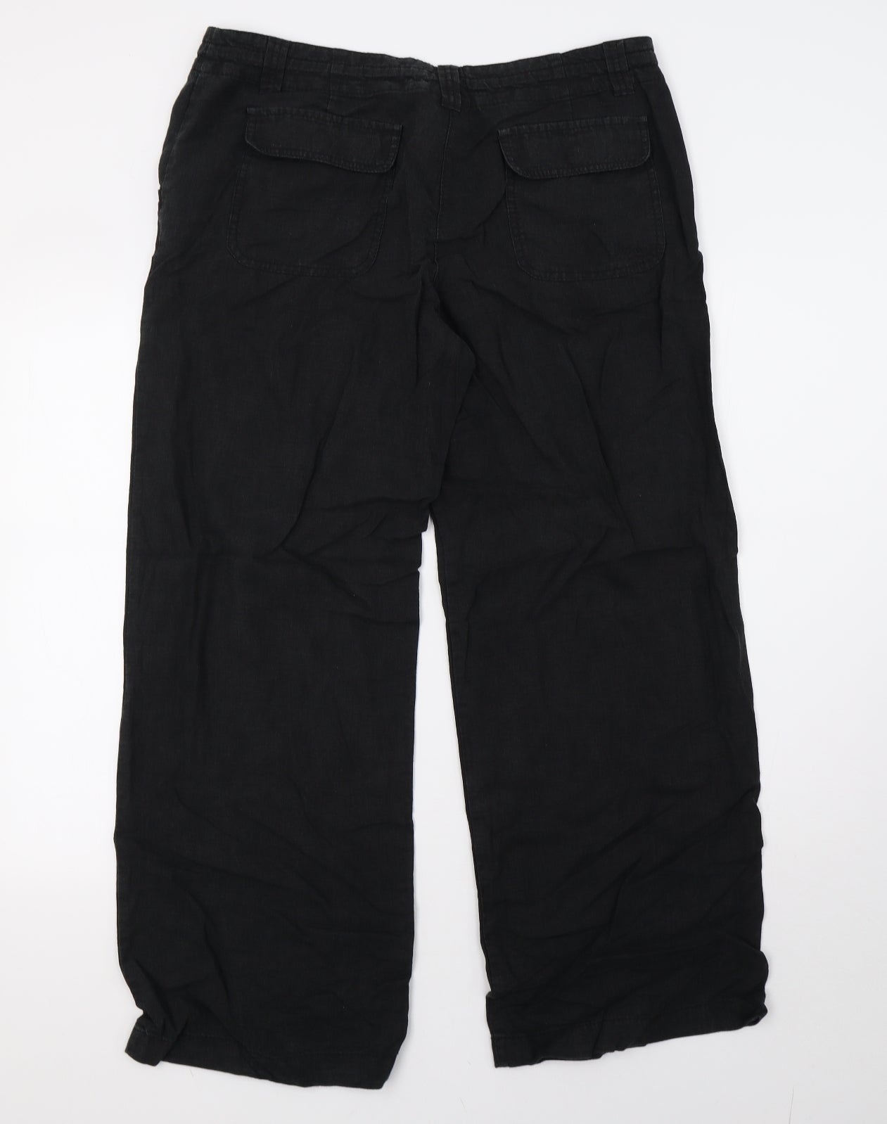NEXT Womens Black   Trousers  Size 14 L30 in