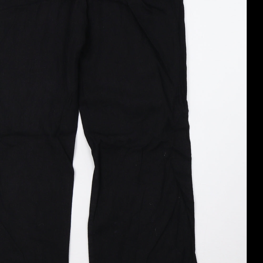 Matalan Womens Black   Trousers  Size 14 L30 in