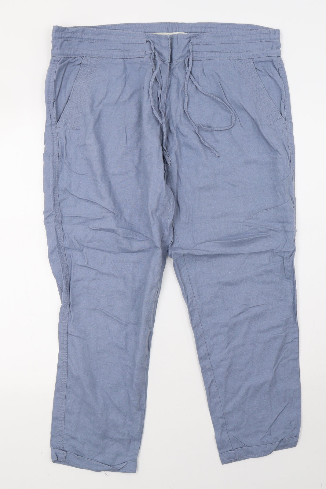 NEXT Womens Blue   Trousers  Size 16 L29 in