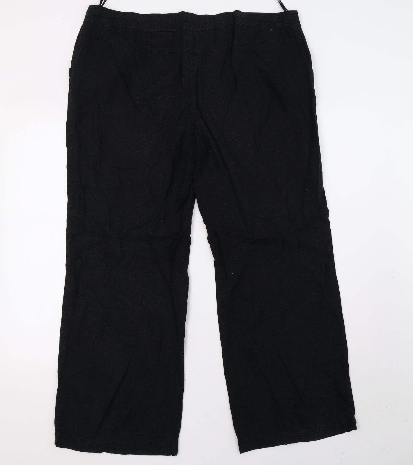 Matalan Womens Black   Trousers  Size 16 L30 in