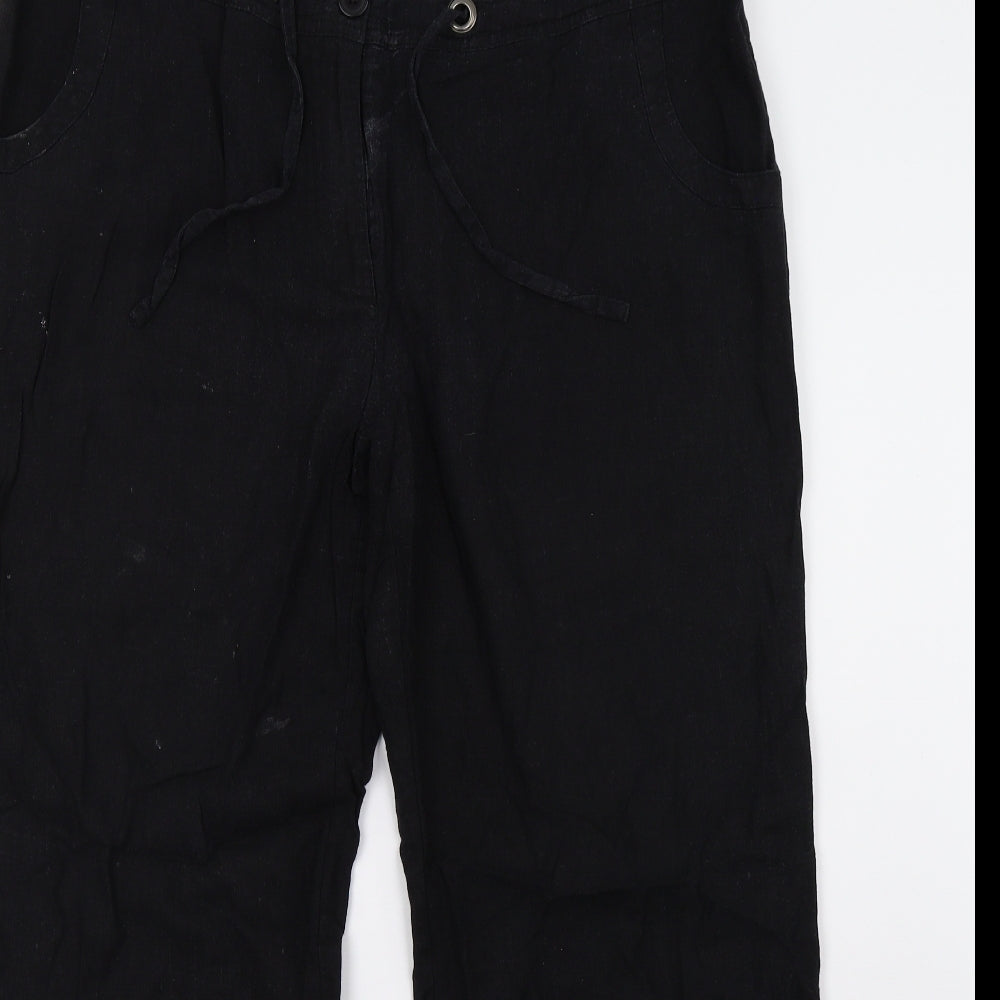 Matalan Womens Black   Trousers  Size 16 L30 in